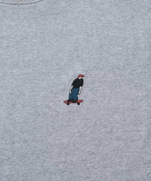 GLAZOS / グラソス Tシャツ | 【GLSW.】【ヘビーウェイト天竺】アソート刺繍ロゴ長袖Tシャツ | 詳細8