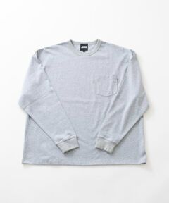 GLAZOS / グラソス Tシャツ | 【GLSW.】【ヘビーウェイト天竺】リフレクターロゴポケット長袖Tシャツ