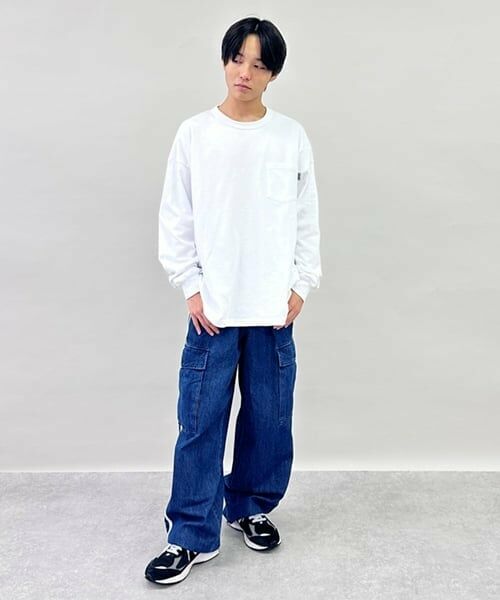 GLAZOS / グラソス Tシャツ | 【GLSW.】【ヘビーウェイト天竺】リフレクターロゴポケット長袖Tシャツ | 詳細8