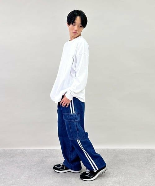 GLAZOS / グラソス Tシャツ | 【GLSW.】【ヘビーウェイト天竺】リフレクターロゴポケット長袖Tシャツ | 詳細9