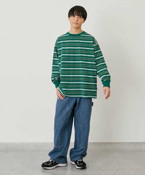 GLAZOS / グラソス Tシャツ | ボーダー長袖Tシャツ | 詳細10