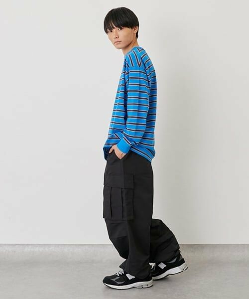 GLAZOS / グラソス Tシャツ | ボーダー長袖Tシャツ | 詳細9