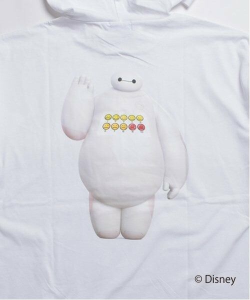 GLAZOS / グラソス Tシャツ | 【DISNEY】BAYMAX_フード付き半袖ビッグTシャツ | 詳細2