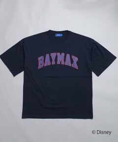 GLAZOS / グラソス Tシャツ | 【DISNEY】BAYMAX_カレッジロゴ半袖Tシャツ