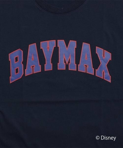 GLAZOS / グラソス Tシャツ | 【DISNEY】BAYMAX_カレッジロゴ半袖Tシャツ | 詳細8