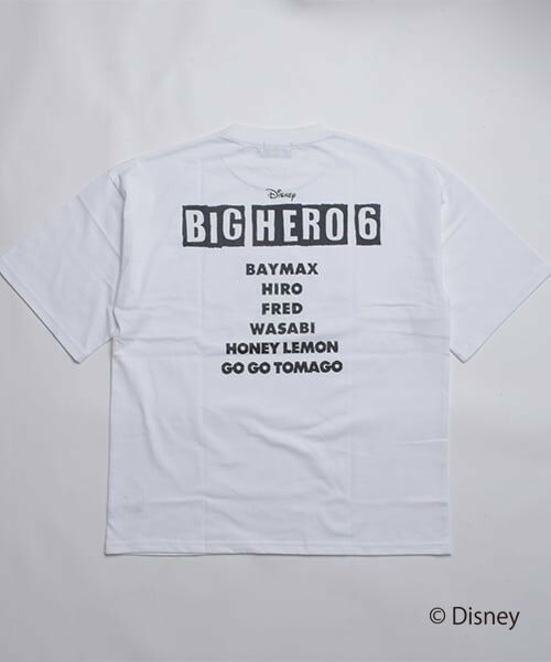 GLAZOS / グラソス Tシャツ | 【DISNEY】BAYMAX_BIG HERO ６半袖Tシャツ | 詳細1