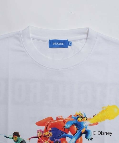 GLAZOS / グラソス Tシャツ | 【DISNEY】BAYMAX_BIG HERO ６半袖Tシャツ | 詳細3