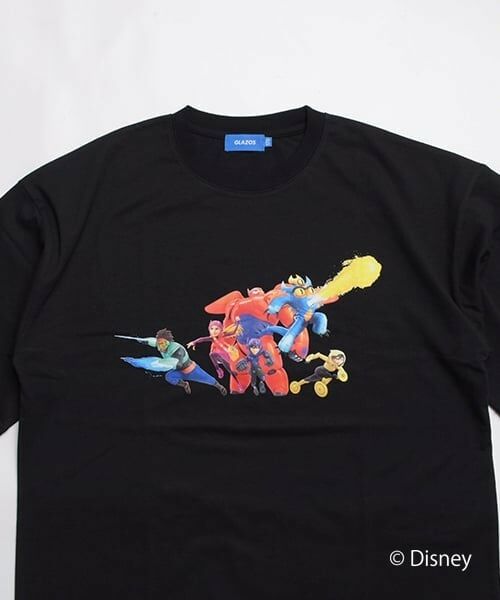 GLAZOS / グラソス Tシャツ | 【DISNEY】BAYMAX_BIG HERO ６半袖Tシャツ | 詳細7