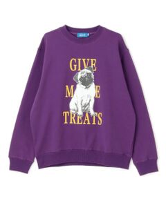 GLAZOS / グラソス スウェット | アニマル フロントプリント 裏毛トレーナー