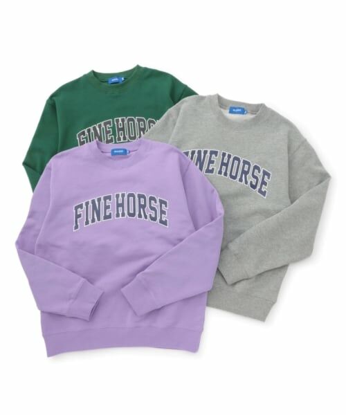 GLAZOS / グラソス スウェット | カレッジロゴ フロントプリント 裏毛トレーナー | 詳細7