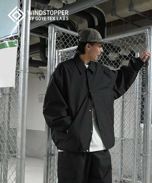GLAZOS / グラソス ブルゾン | 【大人】【phenix/フェニックス別注】【GORE-TEX】ワイドコーチジャケット（黒）