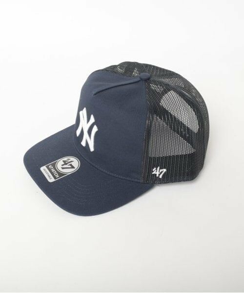 GLAZOS / グラソス キャップ | 【‘47】ロゴ刺繍メッシュキャップ（紺）