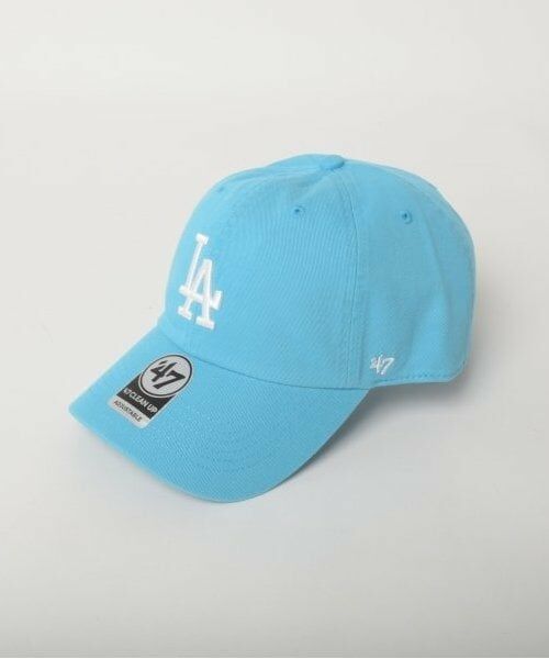 GLAZOS / グラソス キャップ | 【‘47】CLEAN UP ロゴ刺繍キャップ（サックス）