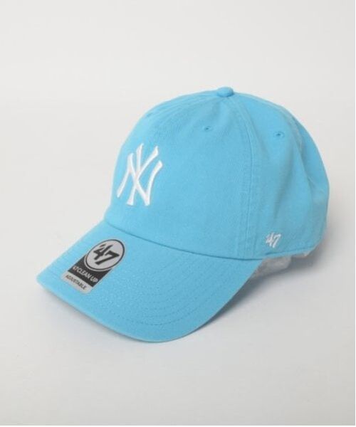 GLAZOS / グラソス キャップ | 【‘47】CLEAN UP ロゴ刺繍キャップ（ライト ブルー）