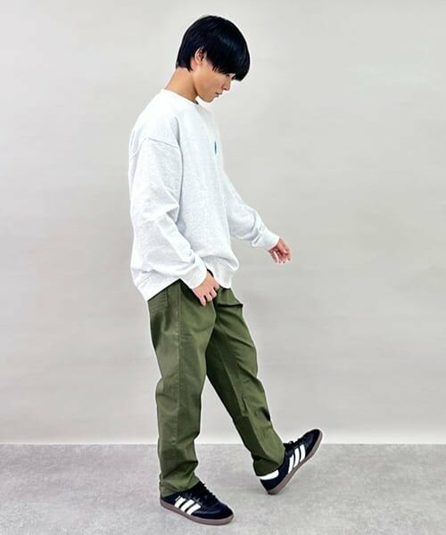 GLAZOS / グラソス その他パンツ | 綿ポリストレッチツイル・スリムパンツ | 詳細15