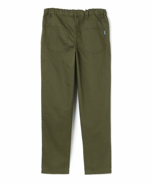 GLAZOS / グラソス その他パンツ | 綿ポリストレッチツイル・スリムパンツ（ウエストアジャスター付き） | 詳細1