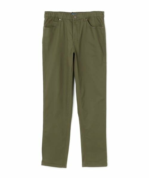 GLAZOS / グラソス その他パンツ | 綿ポリストレッチツイル・スリムパンツ（ウエストアジャスター付き） | 詳細11