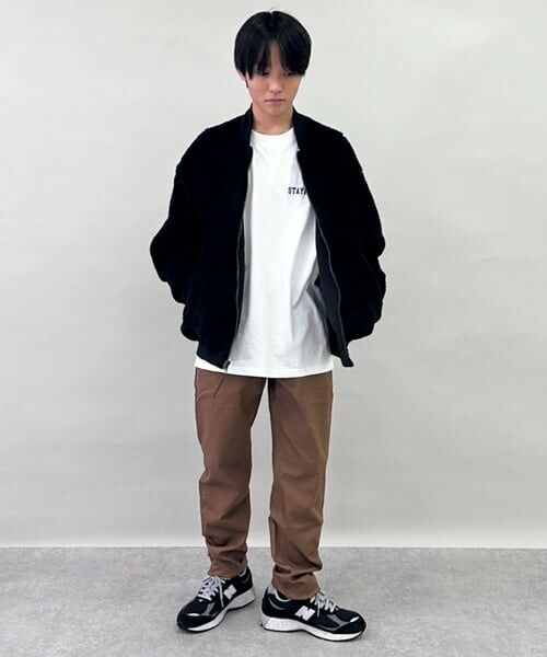 GLAZOS / グラソス その他パンツ | 綿ポリストレッチツイル・スリムパンツ（ウエストアジャスター付き） | 詳細12