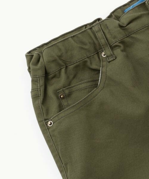 GLAZOS / グラソス その他パンツ | 綿ポリストレッチツイル・スリムパンツ（ウエストアジャスター付き） | 詳細3