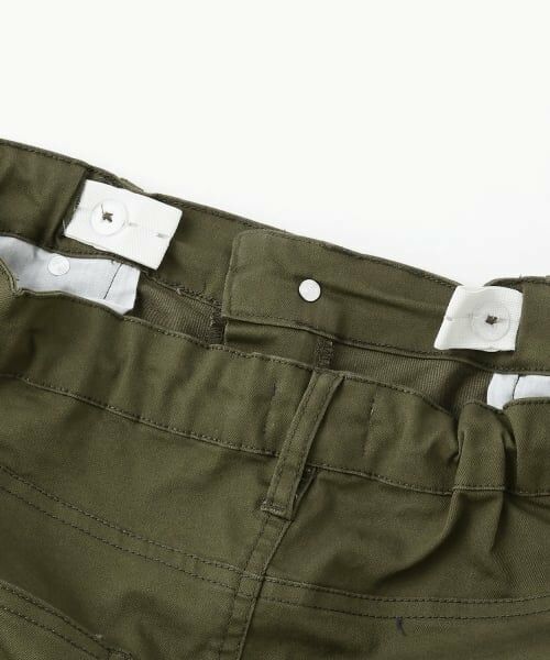 GLAZOS / グラソス その他パンツ | 綿ポリストレッチツイル・スリムパンツ（ウエストアジャスター付き） | 詳細5