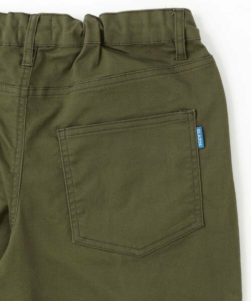 GLAZOS / グラソス その他パンツ | 綿ポリストレッチツイル・スリムパンツ（ウエストアジャスター付き） | 詳細7