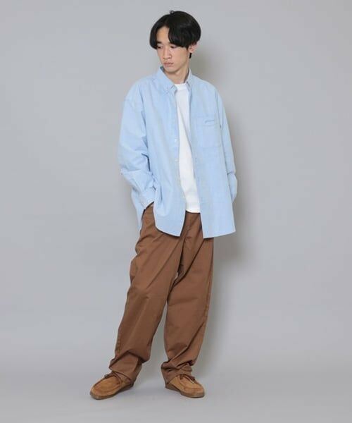 GLAZOS / グラソス その他パンツ | 綿ポリストレッチツイル・バギーパンツ | 詳細17