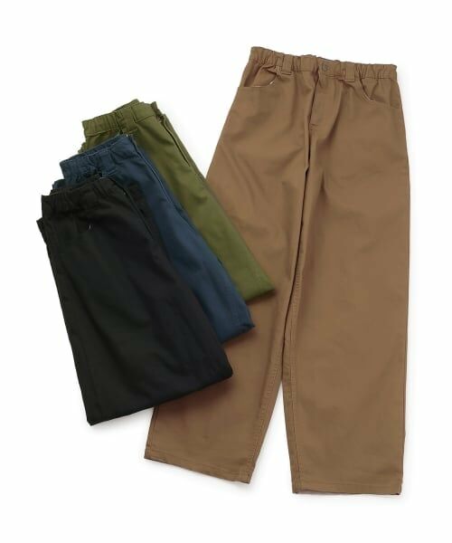 GLAZOS / グラソス その他パンツ | 綿ポリストレッチツイル・バギーパンツ | 詳細8