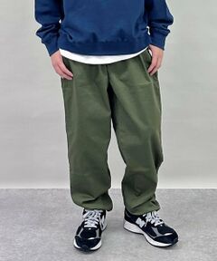 綿ポリストレッチツイル・アクティブパンツ