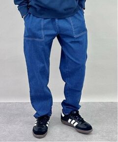 GLAZOS / グラソス その他パンツ | 裏起毛ストレッチデニム・ベイカーパンツ