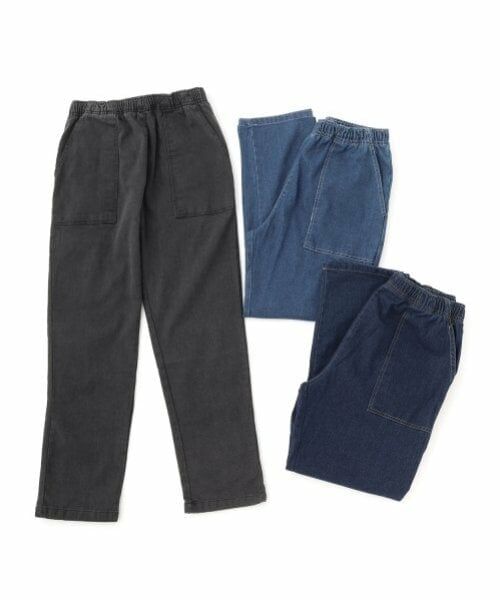 GLAZOS / グラソス その他パンツ | 裏起毛ストレッチデニム・ベイカーパンツ | 詳細9