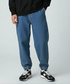 GLAZOS / グラソス その他パンツ | 裏起毛ストレッチデニム・ジョガーパンツ