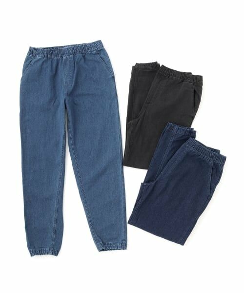 GLAZOS / グラソス その他パンツ | 裏起毛ストレッチデニム・ジョガーパンツ | 詳細9