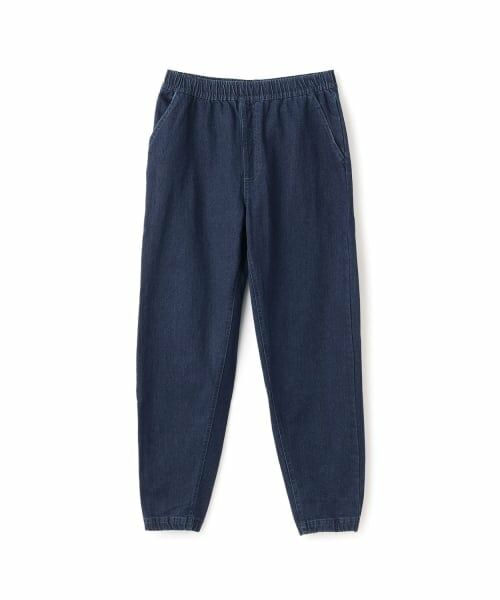 GLAZOS / グラソス その他パンツ | 裏起毛ストレッチデニム・ジョガーパンツ（ディープ ブルー）