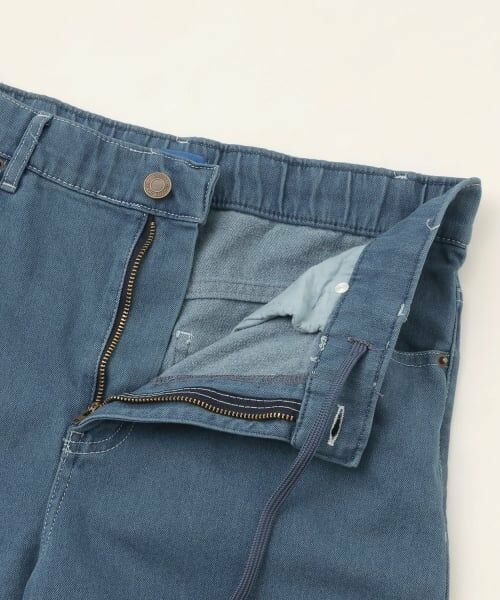 GLAZOS / グラソス ショート・ハーフ・半端丈パンツ | 裏起毛ストレッチデニム・スリムパンツ | 詳細3