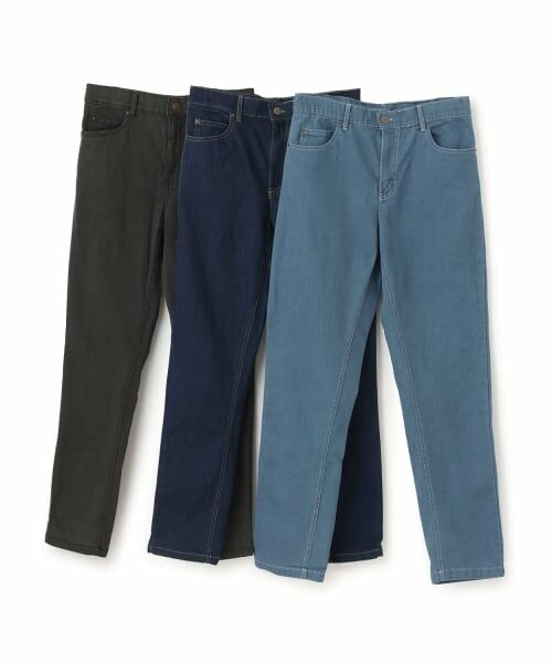 GLAZOS / グラソス ショート・ハーフ・半端丈パンツ | 裏起毛ストレッチデニム・スリムパンツ | 詳細8