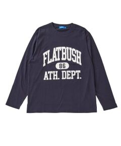 GLAZOS / グラソス Tシャツ | 【プチプラ】フロントカレッジロゴ長袖Tシャツ