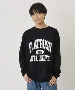 GLAZOS / グラソス Tシャツ | 【プチプラ】フロントカレッジロゴ長袖Tシャツ