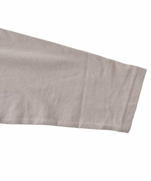 GLAZOS / グラソス Tシャツ | 【プチプラ】フロントカレッジロゴ長袖Tシャツ | 詳細2