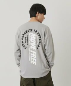 GLAZOS / グラソス Tシャツ | 【プチプラ】バックサークルロゴ長袖Tシャツ