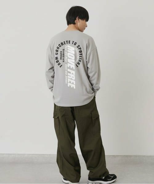 GLAZOS / グラソス Tシャツ | 【プチプラ】バックサークルロゴ長袖Tシャツ | 詳細17