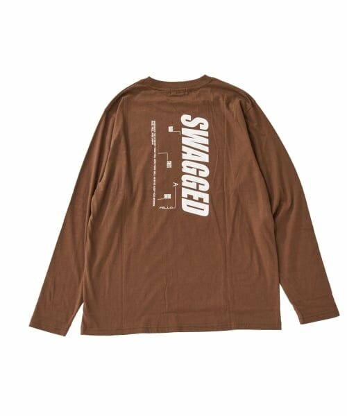 GLAZOS / グラソス Tシャツ | 【プチプラ】バックバーチカルロゴプリント長袖Tシャツ | 詳細4