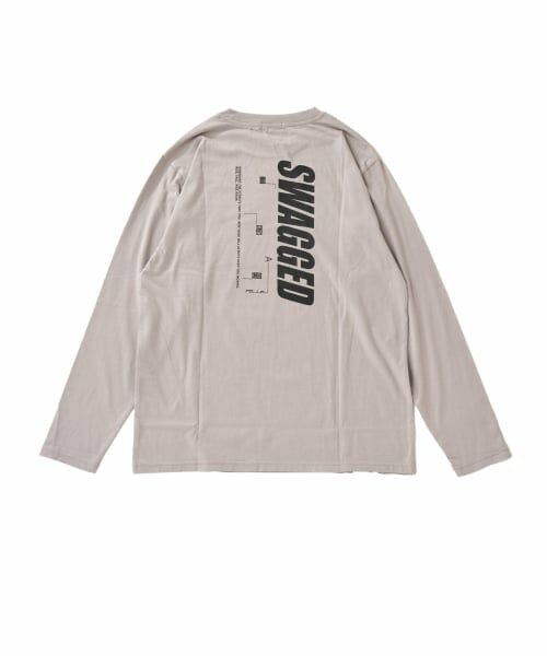 GLAZOS / グラソス Tシャツ | 【プチプラ】バックバーチカルロゴプリント長袖Tシャツ | 詳細5