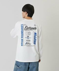 GLAZOS / グラソス Tシャツ | 【プチプラ】バック２トーンロゴプリント長袖Tシャツ
