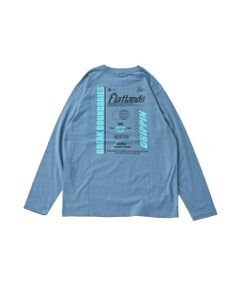 GLAZOS / グラソス Tシャツ | 【プチプラ】バック２トーンロゴプリント長袖Tシャツ