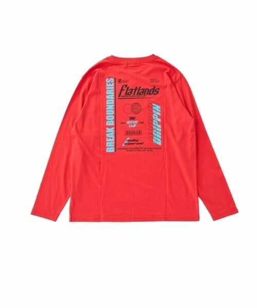 GLAZOS / グラソス Tシャツ | 【プチプラ】バック２トーンロゴプリント長袖Tシャツ | 詳細6