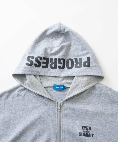 GLAZOS / グラソス パーカー | 【ヘビーウェイト天竺】ジップパーカー | 詳細1