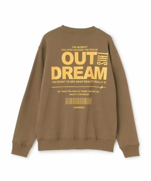 GLAZOS / グラソス スウェット | 【プチプラ】【乾きやすい】アソートバックプリントトレーナー（茶）