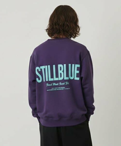 GLAZOS / グラソス スウェット | 【プチプラ】【乾きやすい】アソートバックプリントトレーナー（パープル）