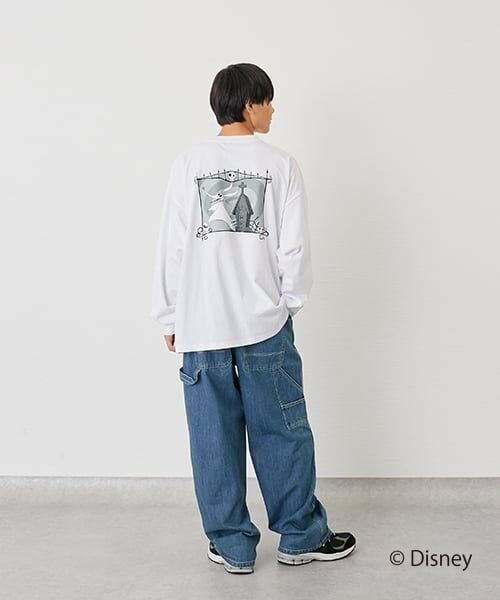 GLAZOS / グラソス Tシャツ | 【DISNEY】ナイトメアー・ビフォア・クリスマス/アソートプリント長袖Tシャツ | 詳細18