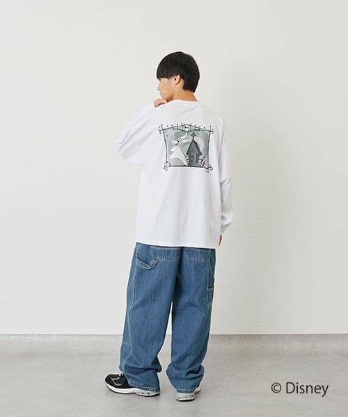 GLAZOS / グラソス Tシャツ | 【DISNEY】ナイトメアー・ビフォア・クリスマス/アソートプリント長袖Tシャツ | 詳細19